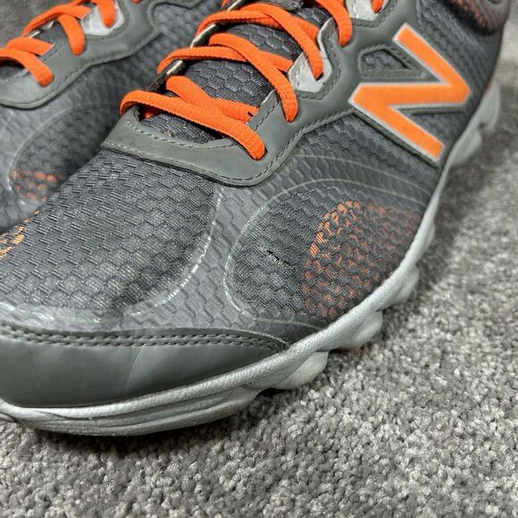 New Balance 690v2 M690GO2 Men’s Size 12 Gray Orange Athletic Running Shoes Used - Picture 6 of 13